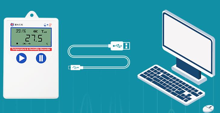 COS-04 USB超高/低溫記錄儀系統框架圖